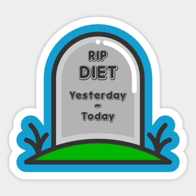 Rip Diet Sticker by Scakko